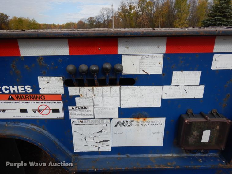 image for item HD9047 2007 Trail-Eze TE80HT drop deck equipment trailer