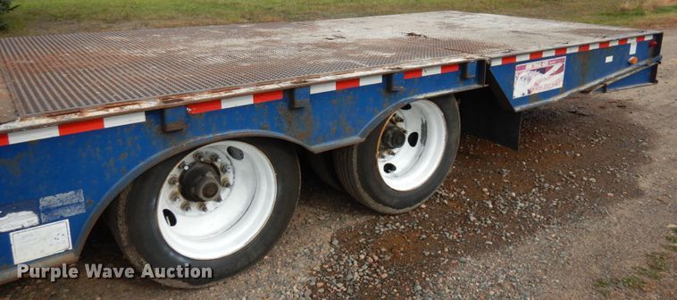 image for item HD9047 2007 Trail-Eze TE80HT drop deck equipment trailer