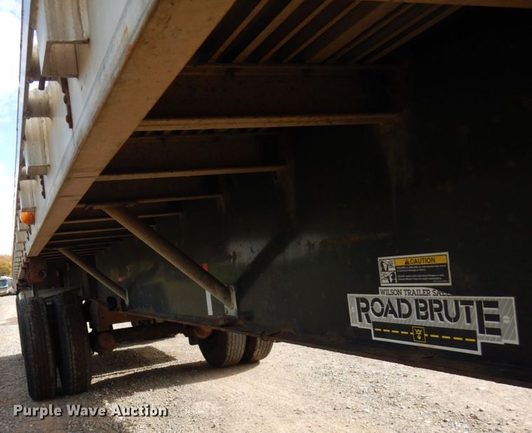 image for item HD9048 2008 Wilson CF-900 flatbed trailer
