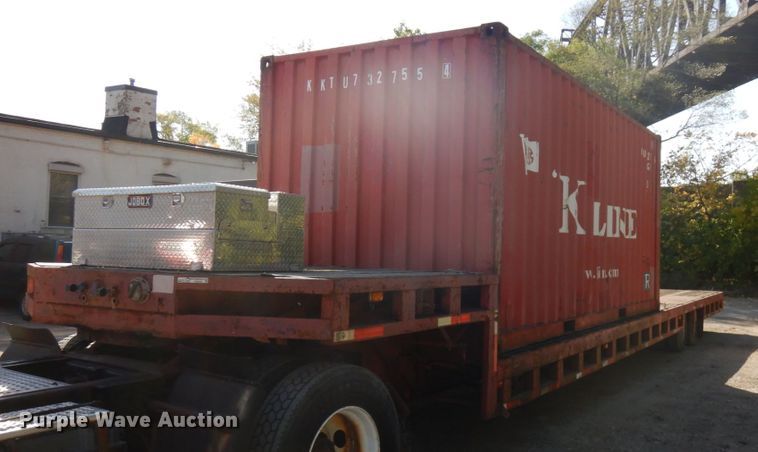 image for item HD9098 1986 Cherokee drop deck trailer