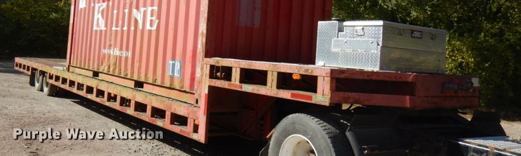 image for item HD9098 1986 Cherokee drop deck trailer