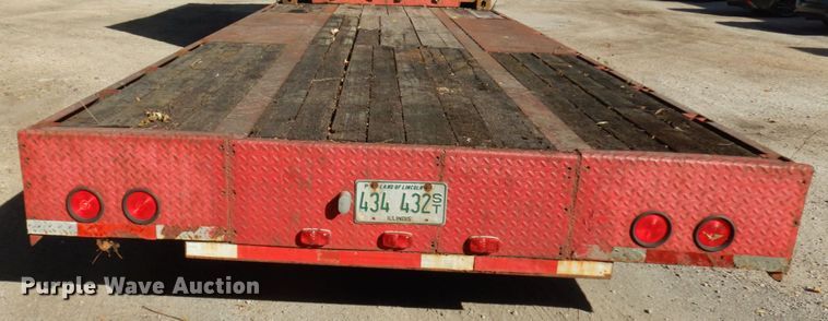 image for item HD9098 1986 Cherokee drop deck trailer