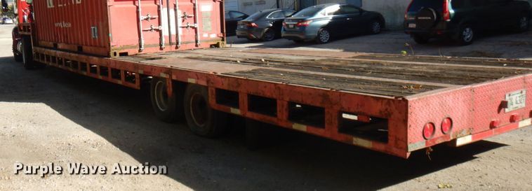 image for item HD9098 1986 Cherokee drop deck trailer