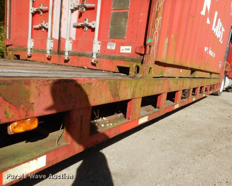 image for item HD9098 1986 Cherokee drop deck trailer