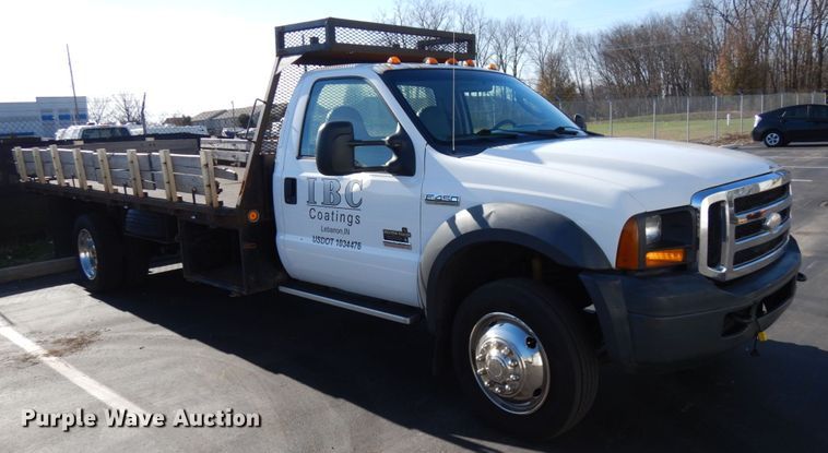 image for item HD9170 2005 Ford F450 Super Duty  flatbed truck