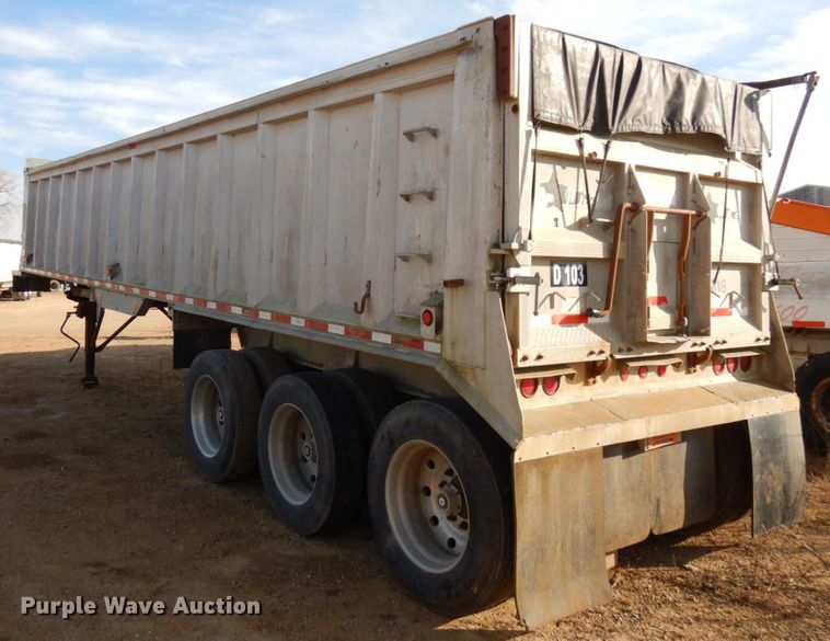 image for item HD9181 1987 Trailstar end dump trailer