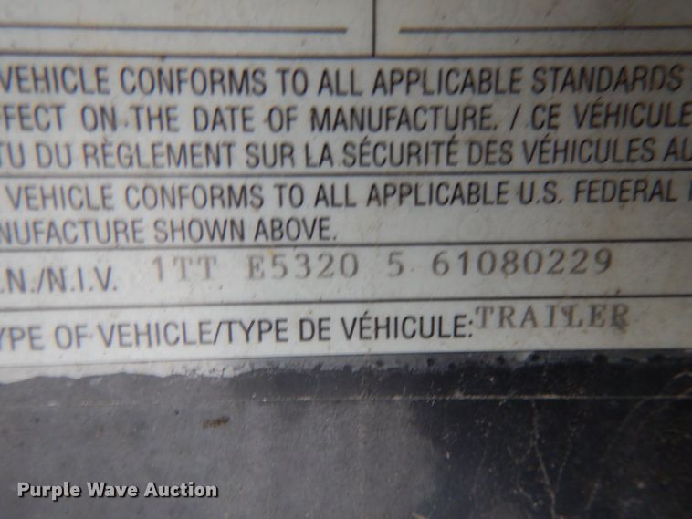 image for item HD9228 1999 Trailmobile dry van trailer