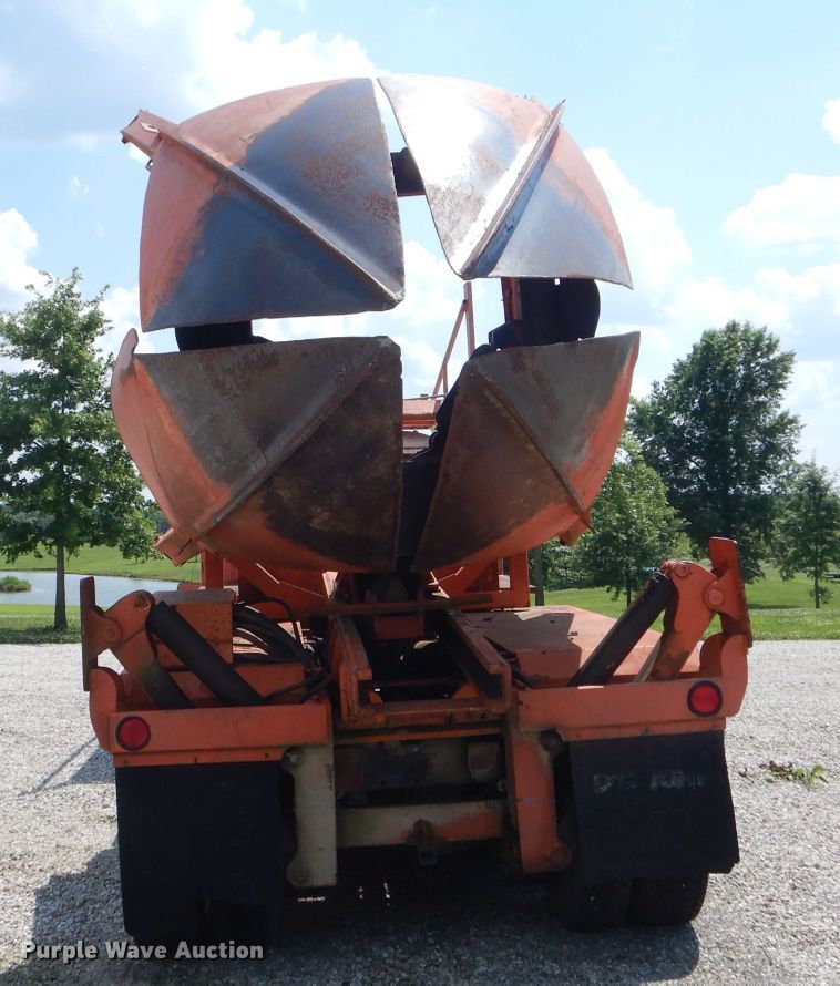 image for item HM9676 1979 Mack R686ST  flatbed truck with Big John tree transplanter