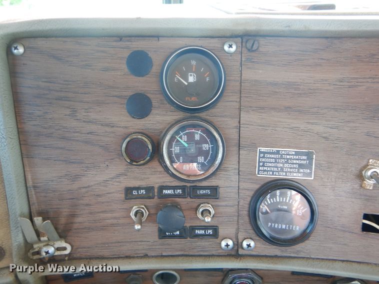 image for item HM9676 1979 Mack R686ST  flatbed truck with Big John tree transplanter