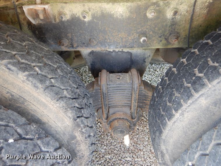 image for item HM9676 1979 Mack R686ST  flatbed truck with Big John tree transplanter