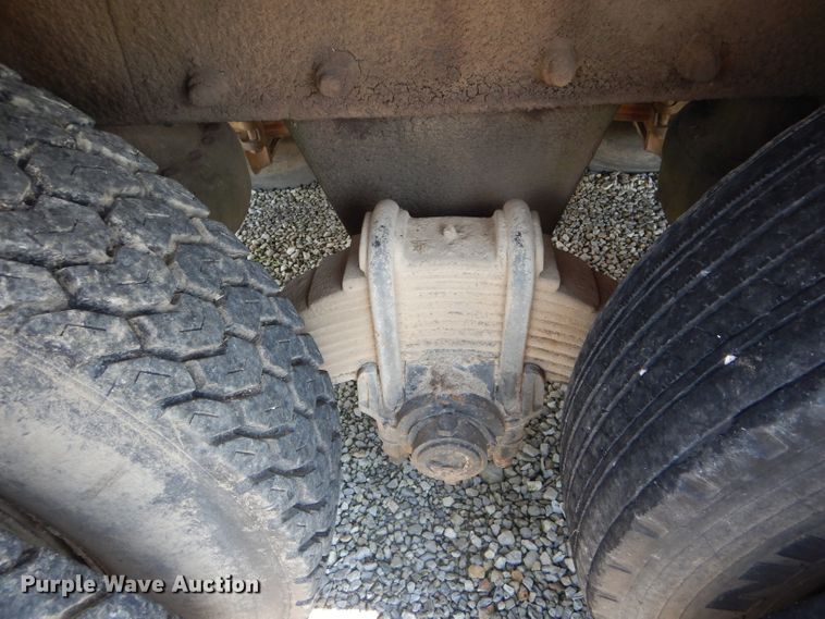 image for item HM9676 1979 Mack R686ST  flatbed truck with Big John tree transplanter