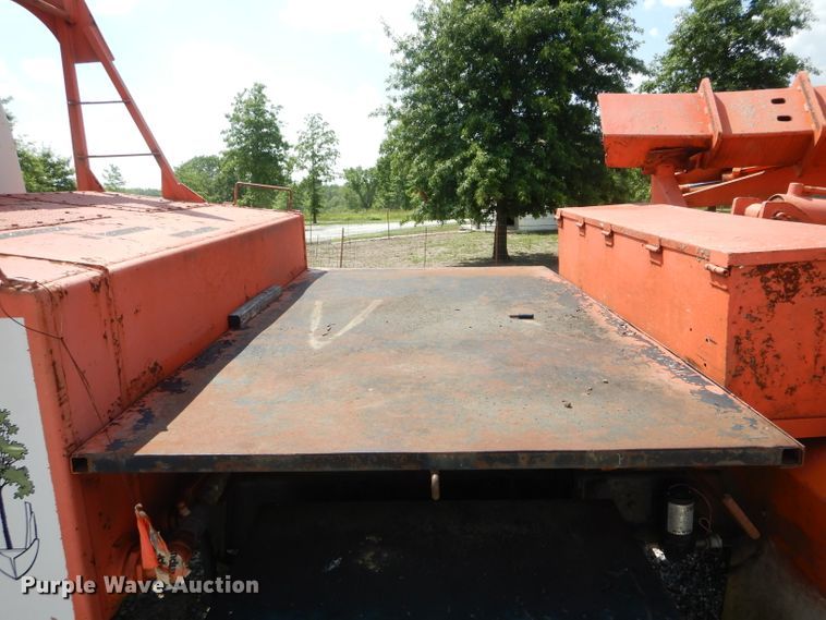 image for item HM9676 1979 Mack R686ST  flatbed truck with Big John tree transplanter