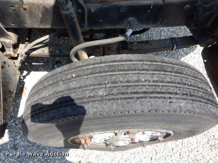 image for item HM9676 1979 Mack R686ST  flatbed truck with Big John tree transplanter