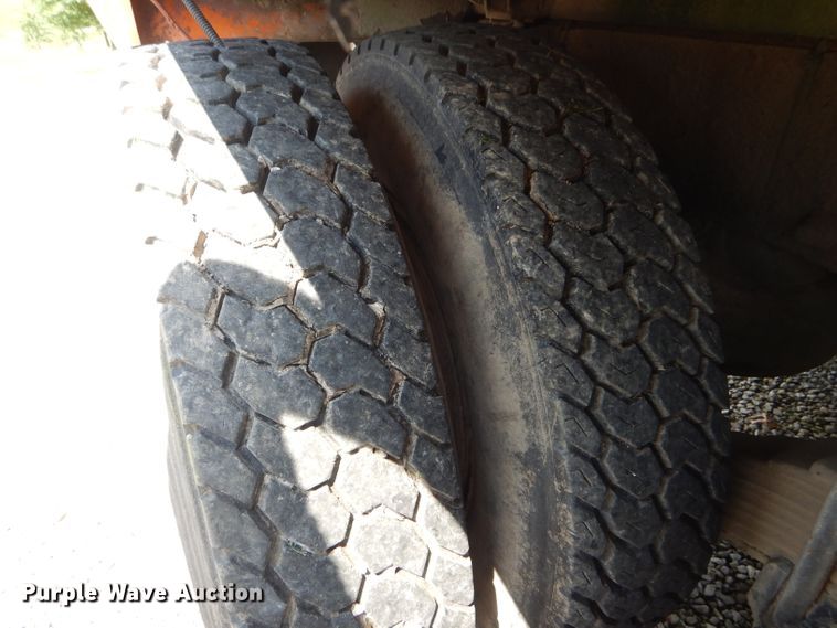 image for item HM9676 1979 Mack R686ST  flatbed truck with Big John tree transplanter