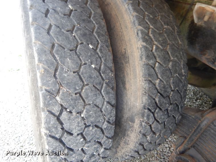 image for item HM9676 1979 Mack R686ST  flatbed truck with Big John tree transplanter