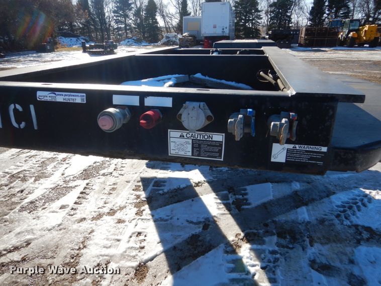 image for item HU9787 2005 Load King 553SS lowboy equipment trailer