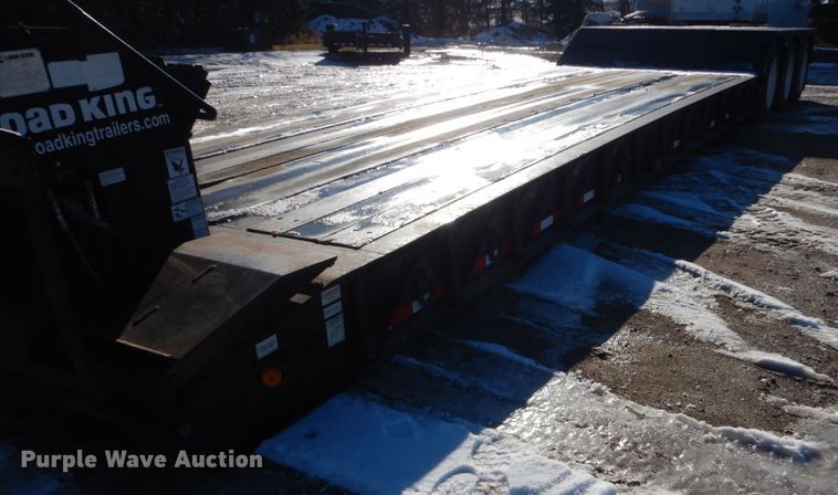 image for item HU9787 2005 Load King 553SS lowboy equipment trailer