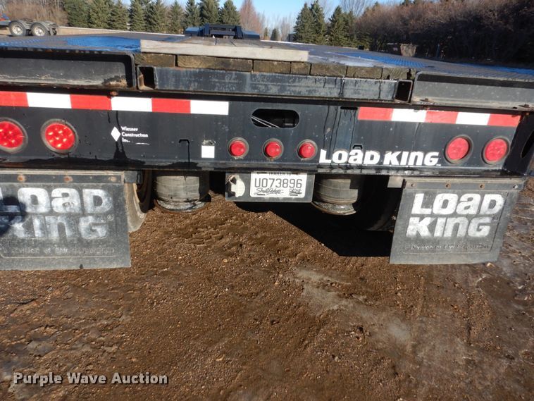 image for item HU9787 2005 Load King 553SS lowboy equipment trailer
