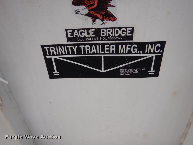 image for item HU9793 1992 Trinity live bottom trailer