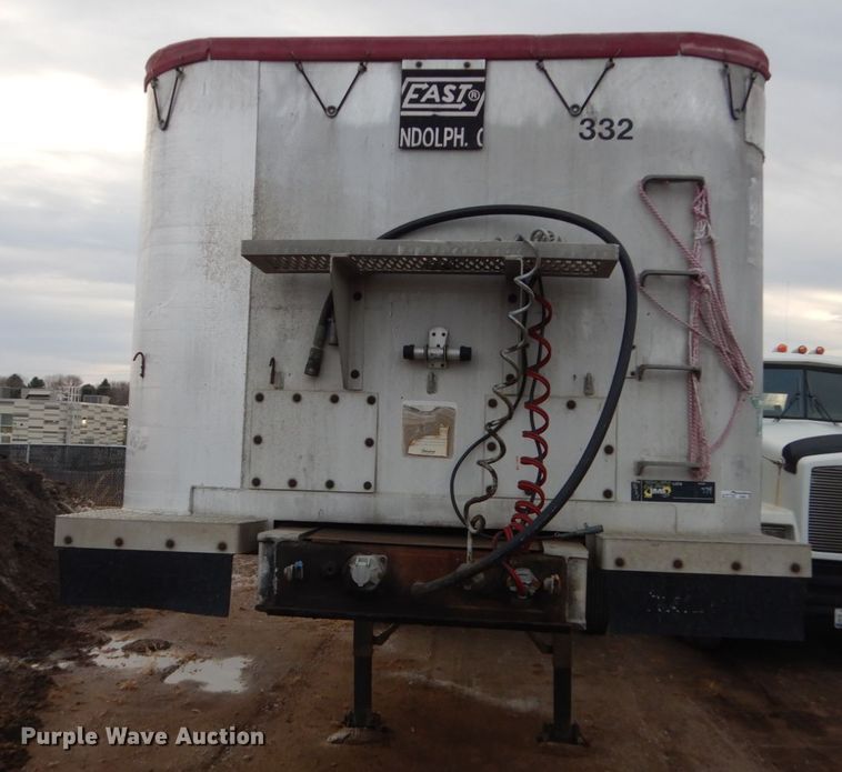 image for item HU9811 1988 Trailstar end dump trailer