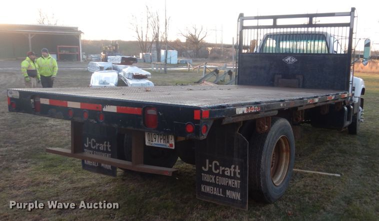 image for item HU9819 2002 Chevrolet C6500  dump flatbed truck