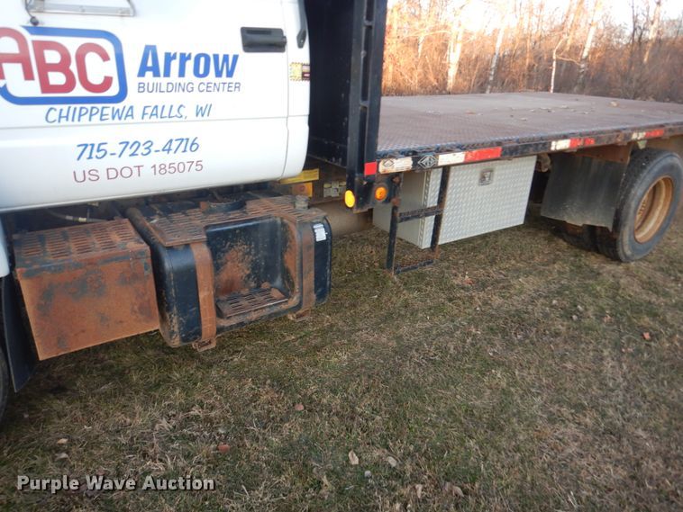 image for item HU9819 2002 Chevrolet C6500  dump flatbed truck