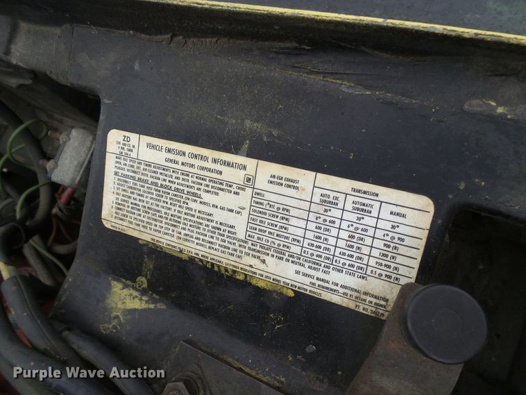 image for item DC2854 1974 Chevrolet Corvette Stingray