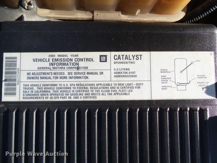 image for item DF0993 2004 Chevrolet Avalanche 1500  Crew Cab pickup truck