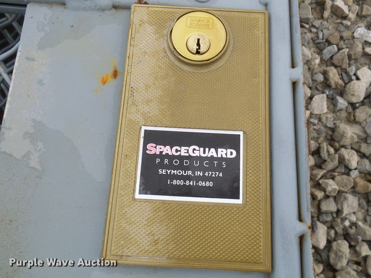 image for item DG2143 Space Guard Mfg. wire mesh security cage with door