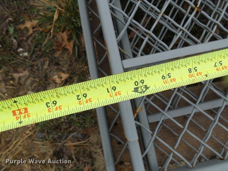 image for item DG2143 Space Guard Mfg. wire mesh security cage with door