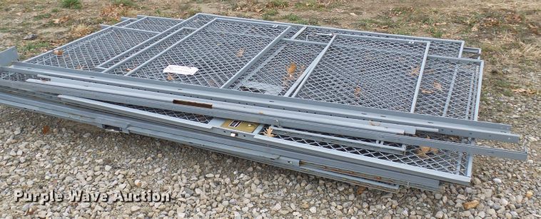 image for item DG2143 Space Guard Mfg. wire mesh security cage with door