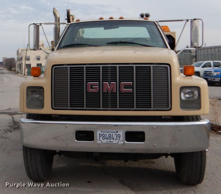 image for item DI1069 1997 GMC TopKick  utility truck with crane