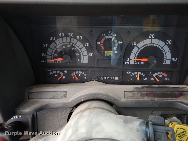 image for item DI1069 1997 GMC TopKick  utility truck with crane