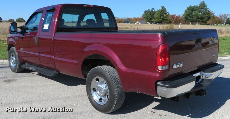 image for item DI3819 2005 Ford F250 Super Duty XLT  SuperCab pickup truck