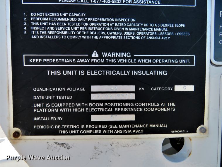 image for item DI3883 2014 Ford F550 Super Duty XL  bucket truck