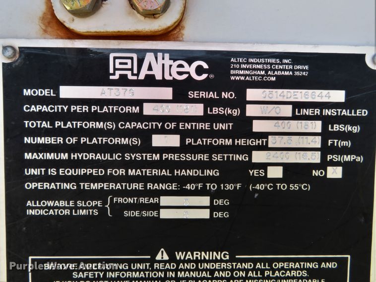 image for item DI3883 2014 Ford F550 Super Duty XL  bucket truck