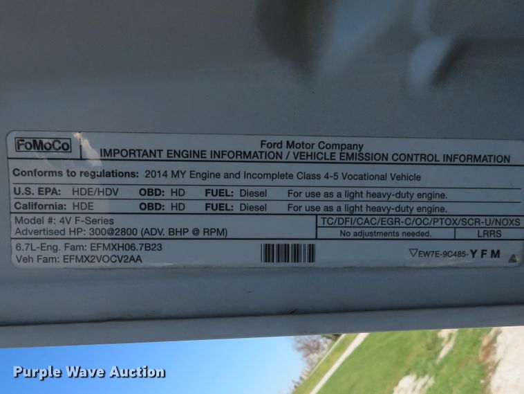 image for item DI3883 2014 Ford F550 Super Duty XL  bucket truck