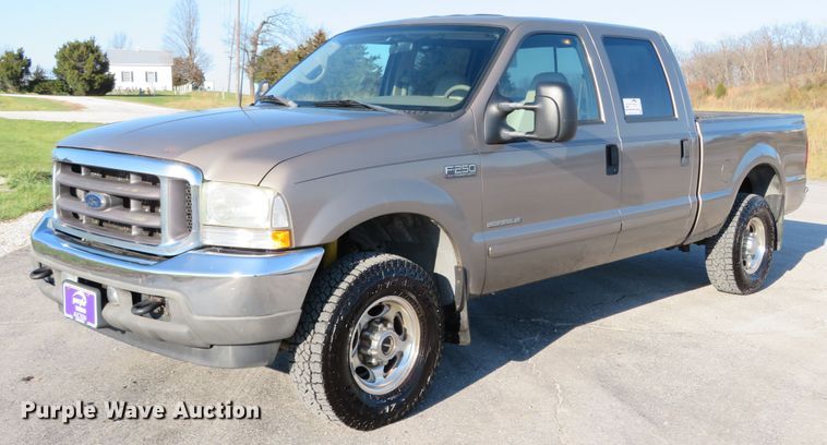 image for item DI3917 2002 Ford F250 Super Duty Lariat  Crew Cab pickup truck