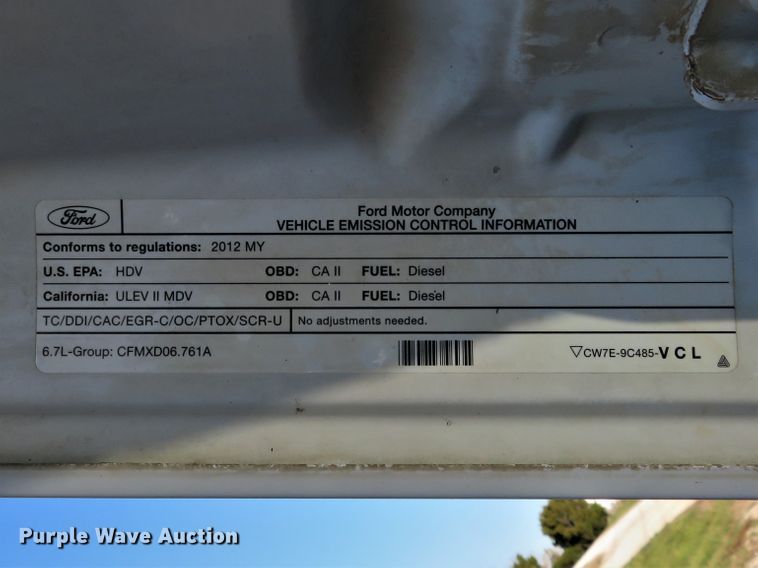 image for item DI3941 2012 Ford F250 Super Duty XL  Crew Cab pickup truck