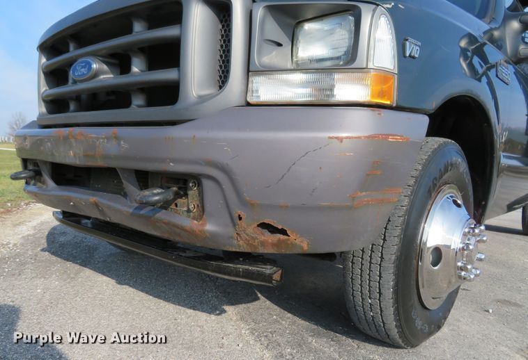 image for item DI3958 2002 Ford F350 Super Duty XL  dump flatbed pickup truck