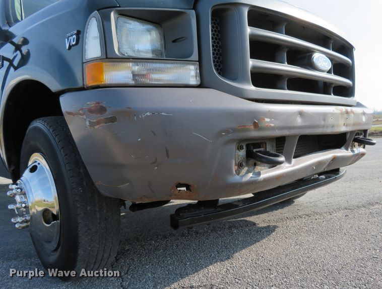 image for item DI3958 2002 Ford F350 Super Duty XL  dump flatbed pickup truck