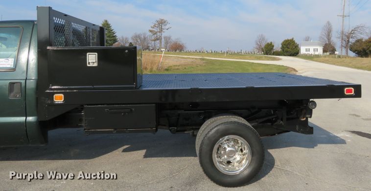 image for item DI3958 2002 Ford F350 Super Duty XL  dump flatbed pickup truck