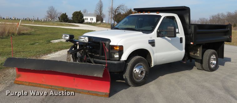 image for item DI3960 2009 Ford F350 Super Duty XL  dump bed pickup truck