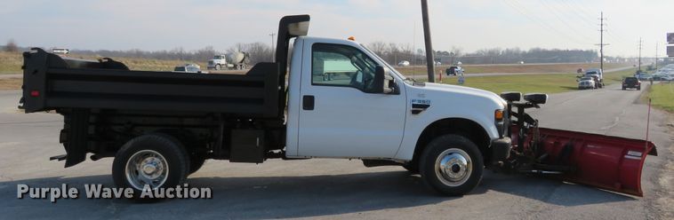 image for item DI3960 2009 Ford F350 Super Duty XL  dump bed pickup truck