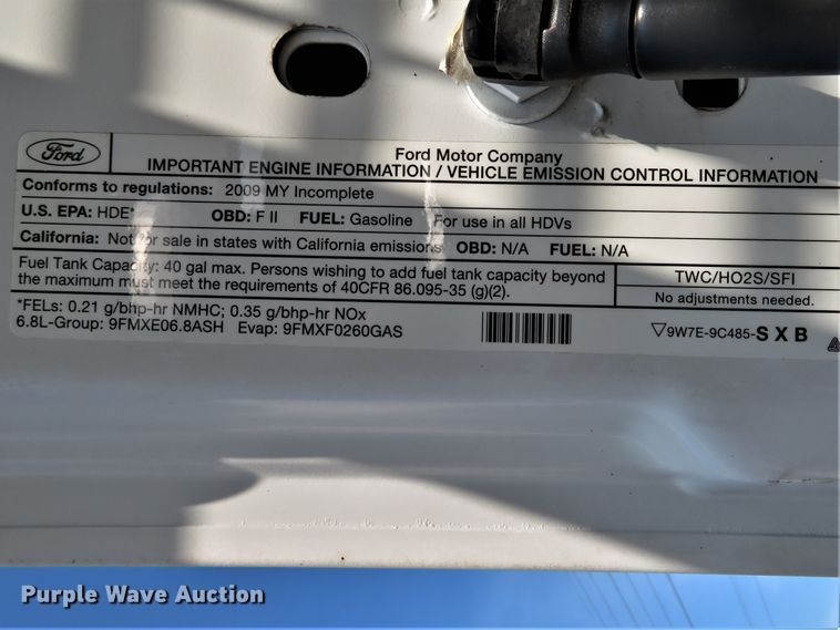 image for item DI3960 2009 Ford F350 Super Duty XL  dump bed pickup truck