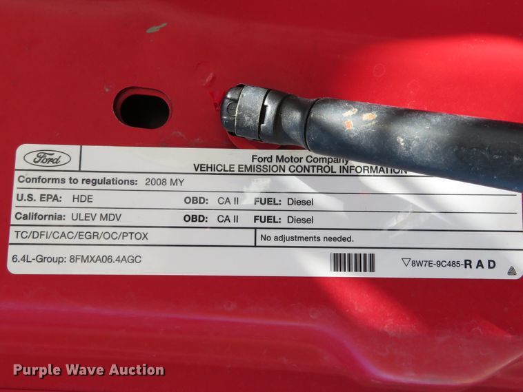 image for item DI3968 2008 Ford F350 Super Duty XLT  bale bed pickup truck