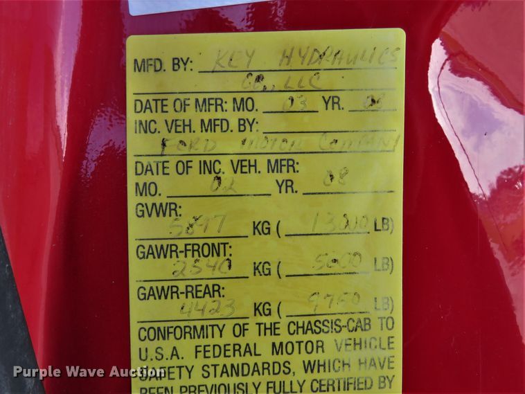 image for item DI3968 2008 Ford F350 Super Duty XLT  bale bed pickup truck