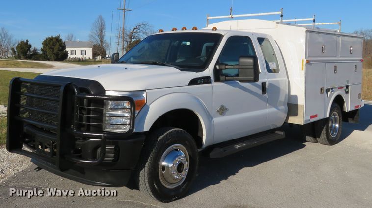 image for item DI3971 2012 Ford F350 Super Duty XL  SuperCab utility bed pickup truck