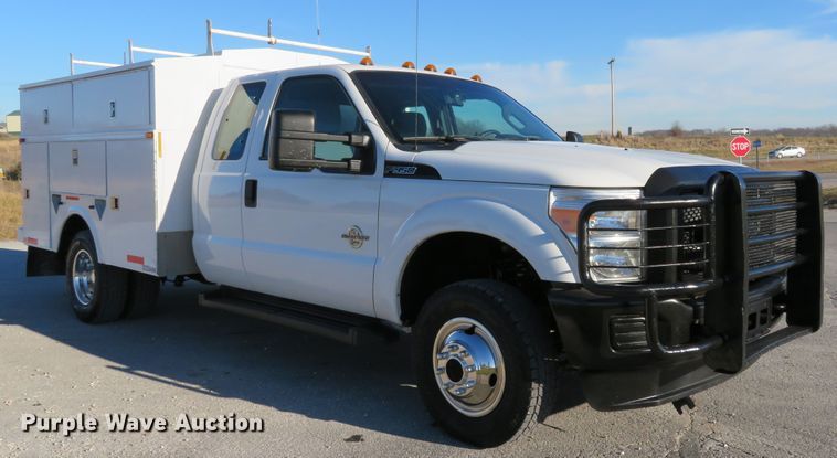 image for item DI3971 2012 Ford F350 Super Duty XL  SuperCab utility bed pickup truck