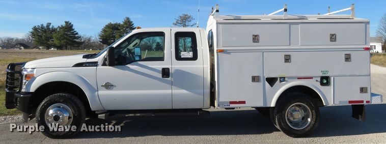image for item DI3971 2012 Ford F350 Super Duty XL  SuperCab utility bed pickup truck